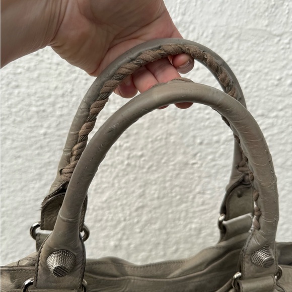 Auth Balenciaga city moto giant grey Bag - Picture 2 of 16